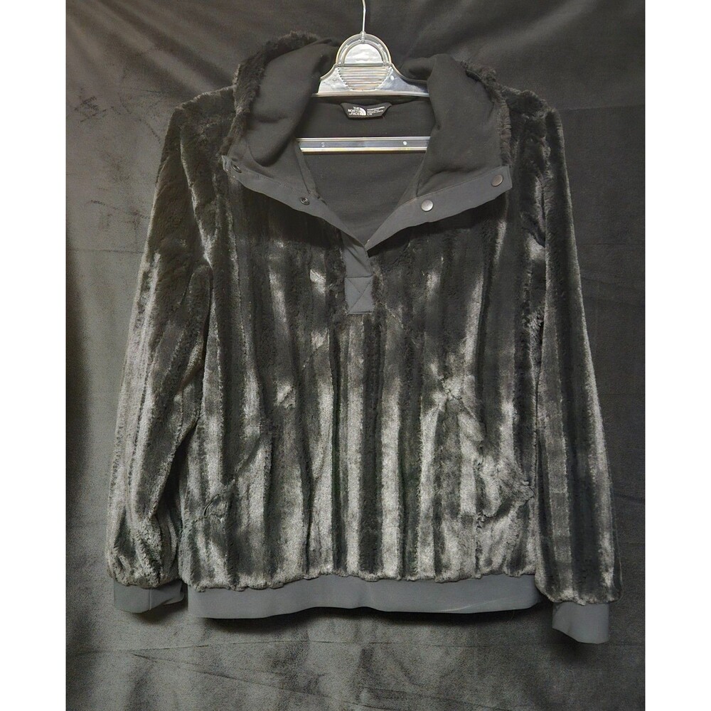 WOMEN'S THE NORTH FACE FURRY PULLOVER HOODIE/ JACKET SIZE LARGE